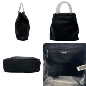 Prada Nylon Black Handbag Plastic